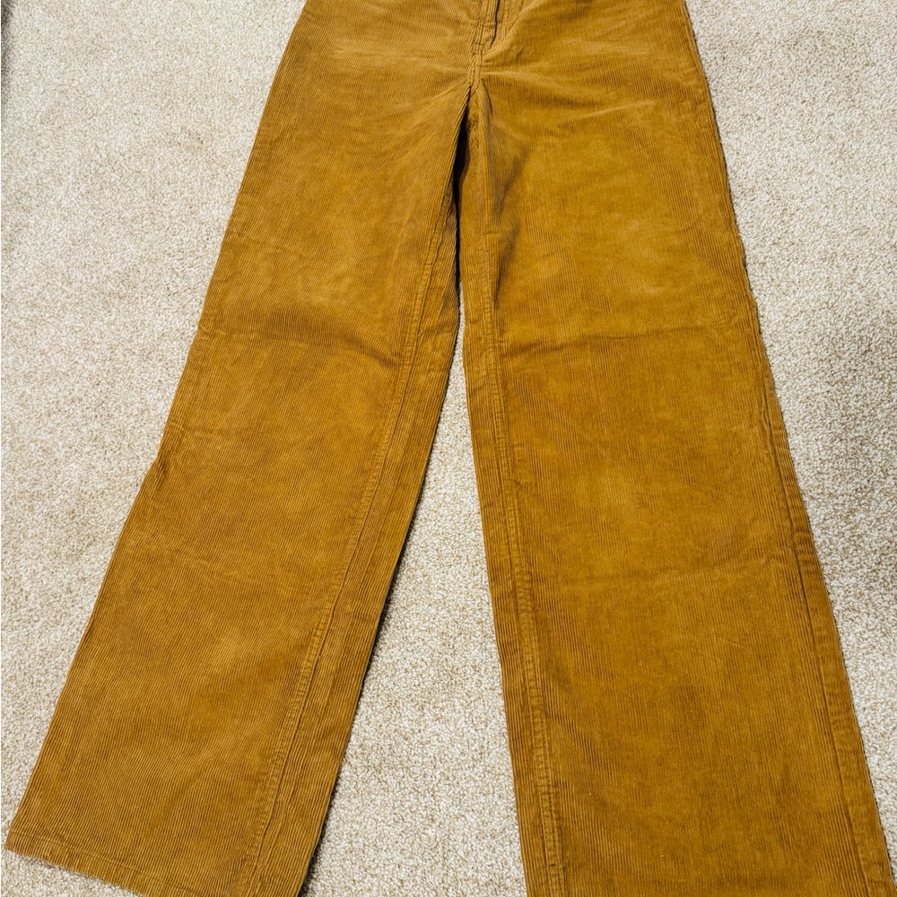 H&M Tan Corduroy Trousers